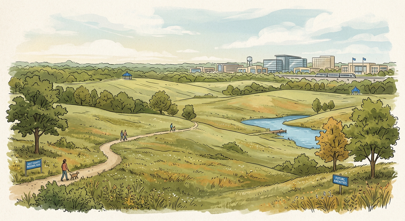 40 Acres Near The District Listed for Sale in Chesterfield Valley