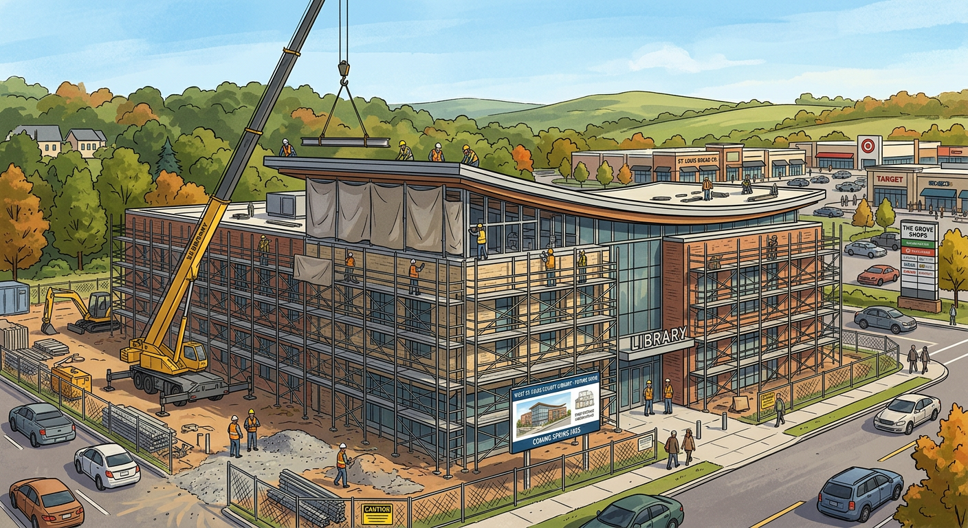 Chesterfield Taps $6 Million From Downtown TIF to Rebuild Branch Library