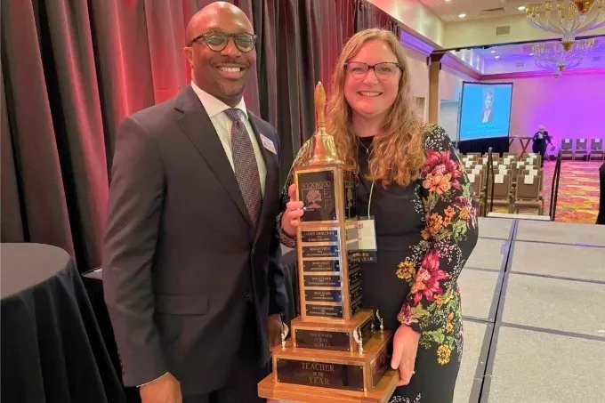 Rockwood Summit's Sarah Moonier Named District Teacher of the Year