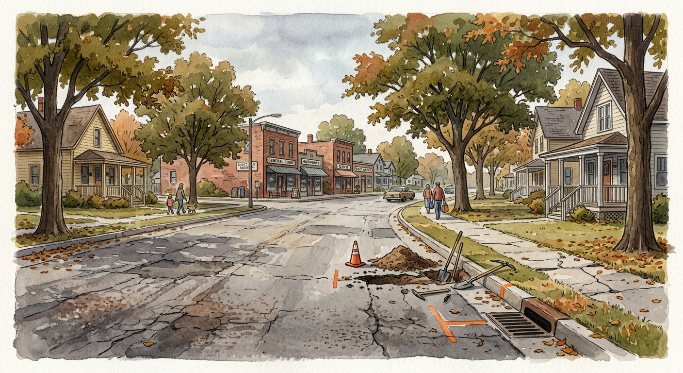 Cook County Approves $3.3M for Road Crack-Sealing and Drainage Work That Could Reach La Grange