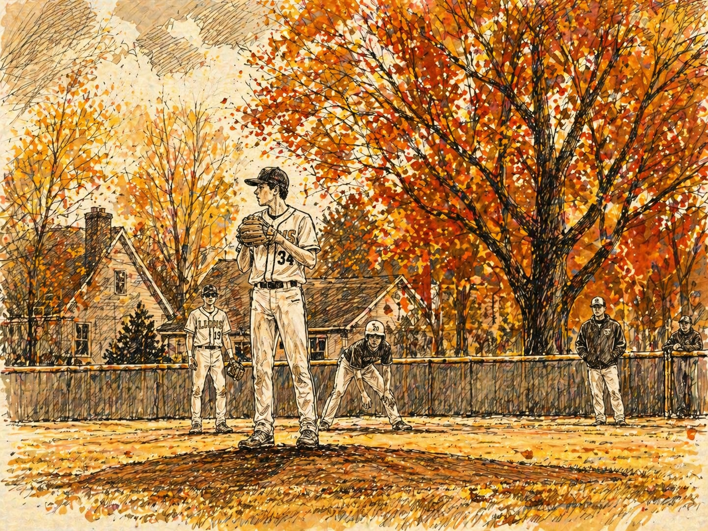 Slightom Fires No-Hitter as Lions Crush York 10-0