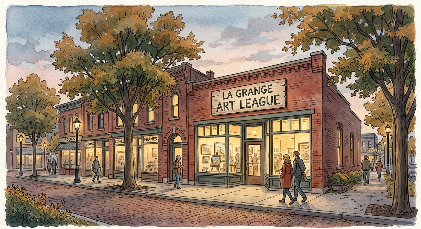 La Grange Art League Student Show Opens Downtown, Free Reception Saturday