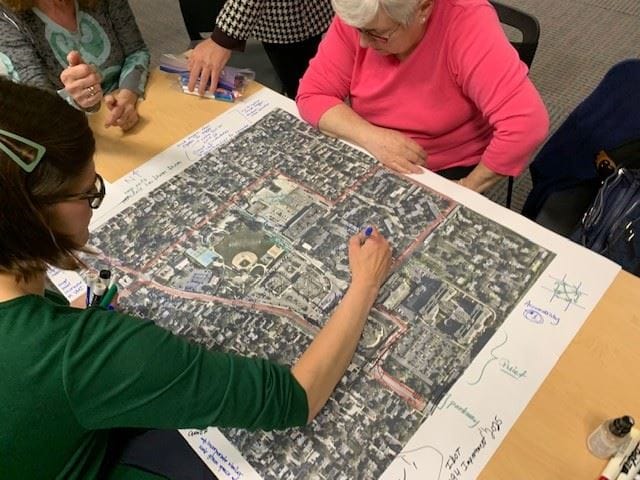 La Grange Park Weighs Traffic-Calming Pilot — and Community Art — for Village Market